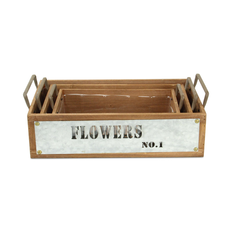 4813-3 - Quillen Garden Wood Crates