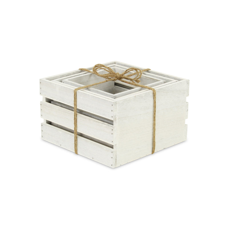 4831B-3 - Rustic Farmstead Wood Crates