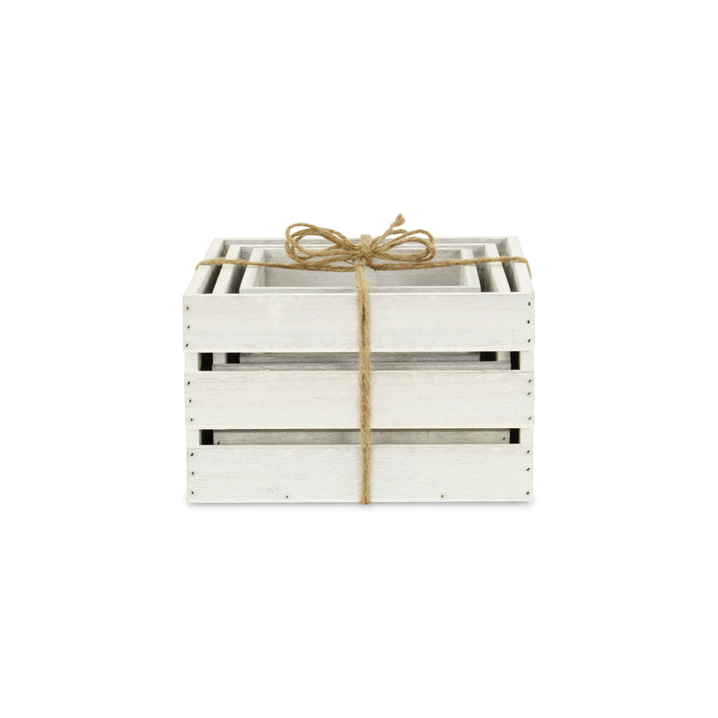 4831B-3 - Rustic Farmstead Wood Crates