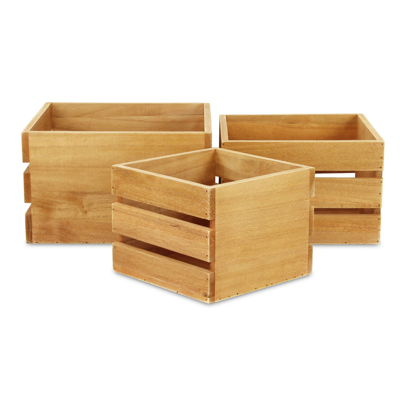 4831D-3<p>Rustic Farmstead Wood Crates</p>