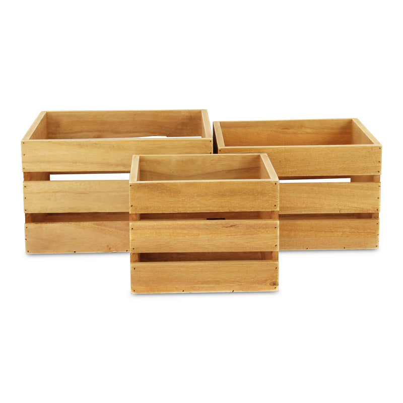 4831D-3<p>Rustic Farmstead Wood Crates</p>