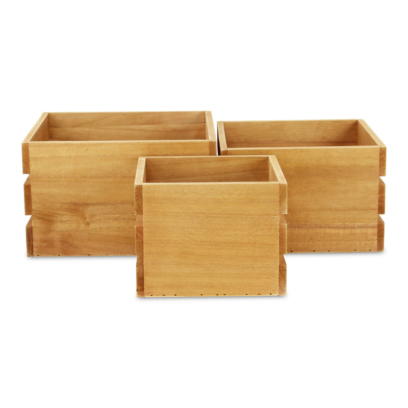 4831D-3<p>Rustic Farmstead Wood Crates</p>