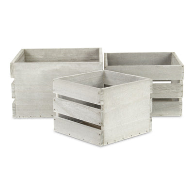 4831-3E<p>Rustic Farmstead Wood Crates</p>
