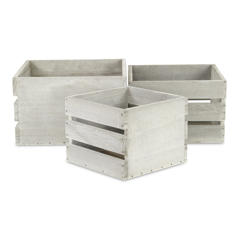 4831-3E<p>Rustic Farmstead Wood Crates</p>