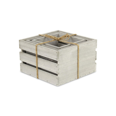 4831-3E<p>Rustic Farmstead Wood Crates</p>