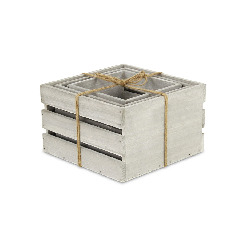 4831-3E<p>Rustic Farmstead Wood Crates</p>