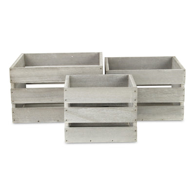 4831-3E<p>Rustic Farmstead Wood Crates</p>