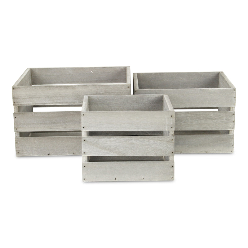 4831-3E<p>Rustic Farmstead Wood Crates</p>
