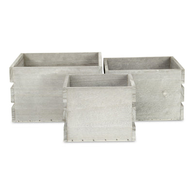 4831-3E<p>Rustic Farmstead Wood Crates</p>