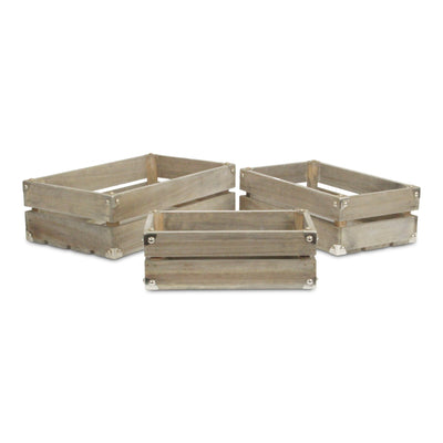 4832-3E - Rustic Farmstead Rectangular Crates