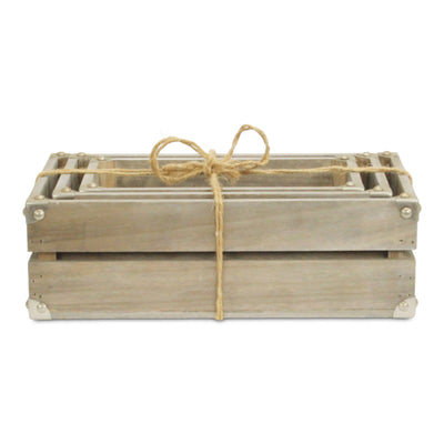 4832-3E - Rustic Farmstead Rectangular Crates