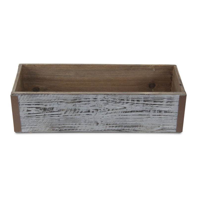 4911-14GW<p>Fiorel Rectangular Wood Planter</p>