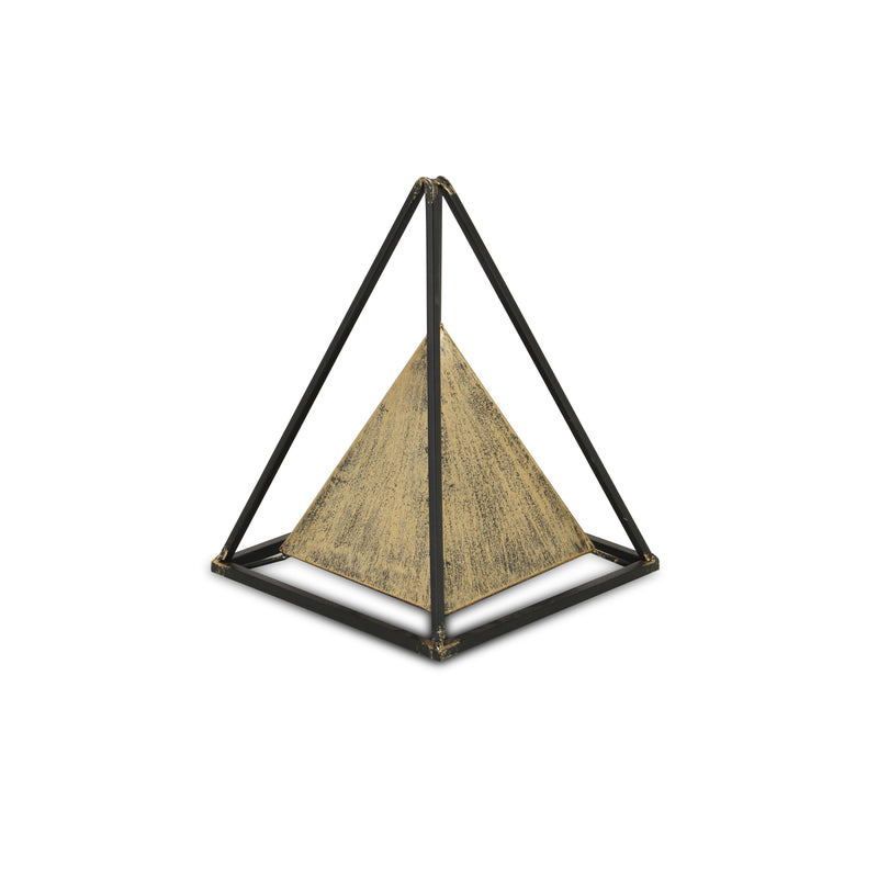4920 - Isaben Metal Pyramid Decor