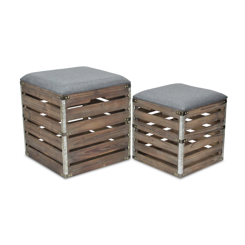 4936-2GW - SiloSong Square Storage Bench