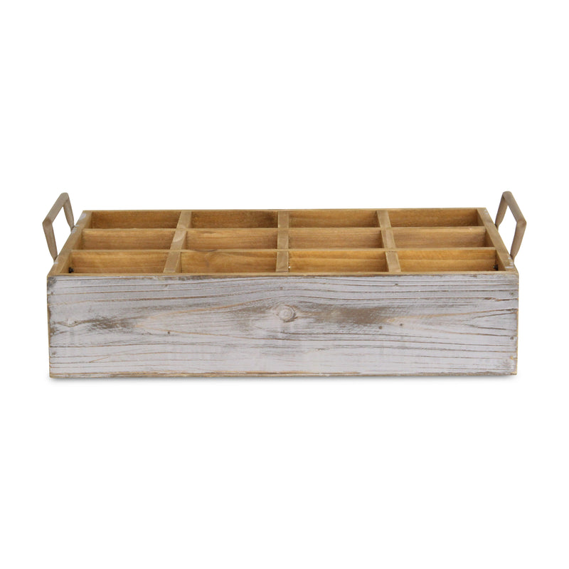 4938GW - Obero Rectangular Wood Caddy