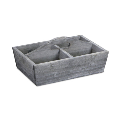 4939GW - Petron Tapered Wood Caddy - Gray