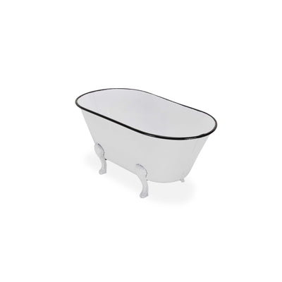 5018S-W - Lavande White Tub Decor