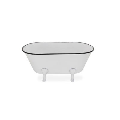 5018S-W - Lavande White Tub Decor