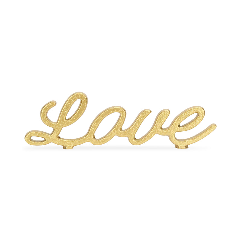 5034GD - Amara "Love" Cast Iron Decor