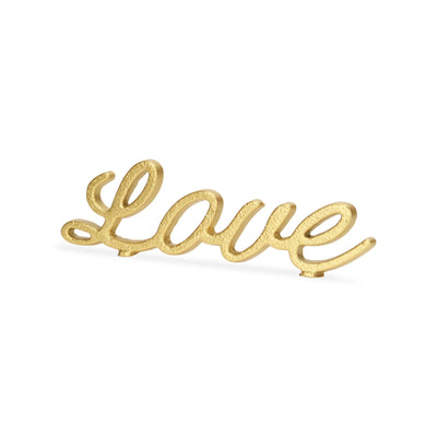 5034GD - Amara "Love" Cast Iron Decor