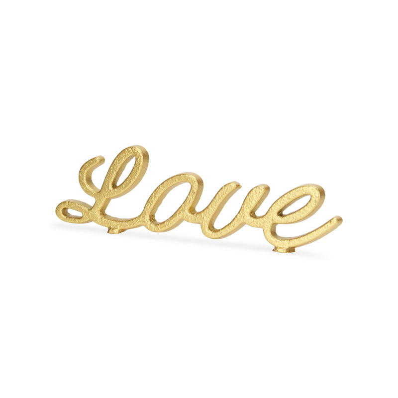 5034GD - Amara "Love" Cast Iron Decor
