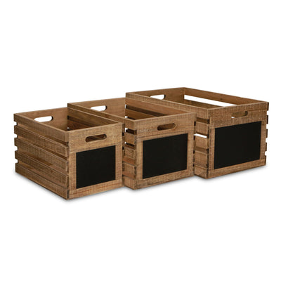 5061-3 - Maelis Wood Crates Set