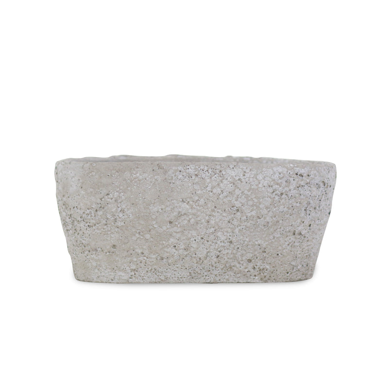 5094 - Fern Oval Cement Pot