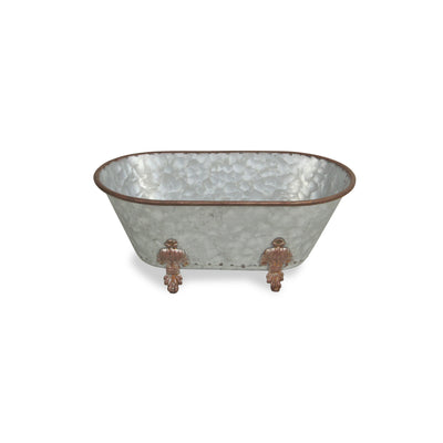 5129L-GV - Lavande Galvanized Tub Decor