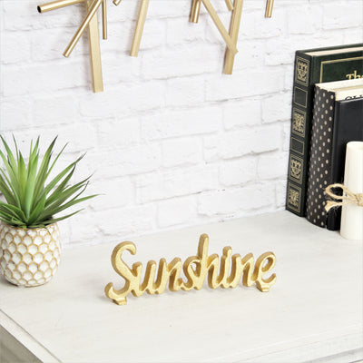 5169GD - Norah Cast Iron Decor- Sunshine