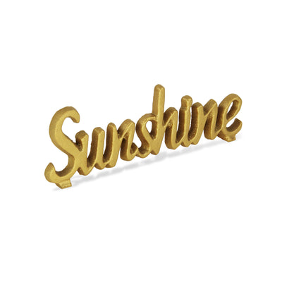 5169GD - Norah Cast Iron Decor- Sunshine