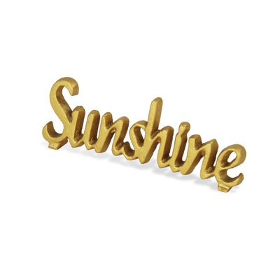 5169GD - Norah Cast Iron Decor- Sunshine