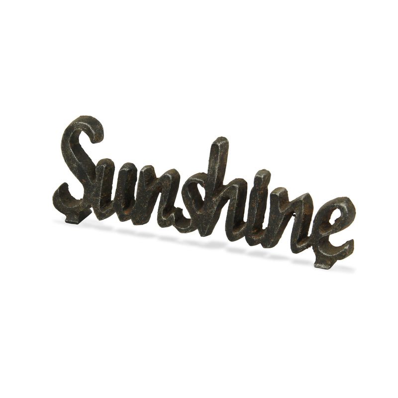 5169 - Norah Cast Iron Decor- Sunshine - Natural