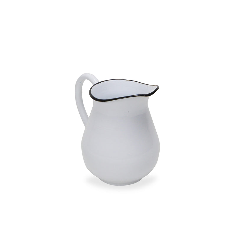 5209WT - Doris Lacquered White Pitcher