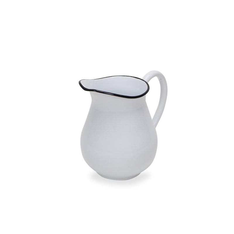 5209WT - Doris Lacquered White Pitcher