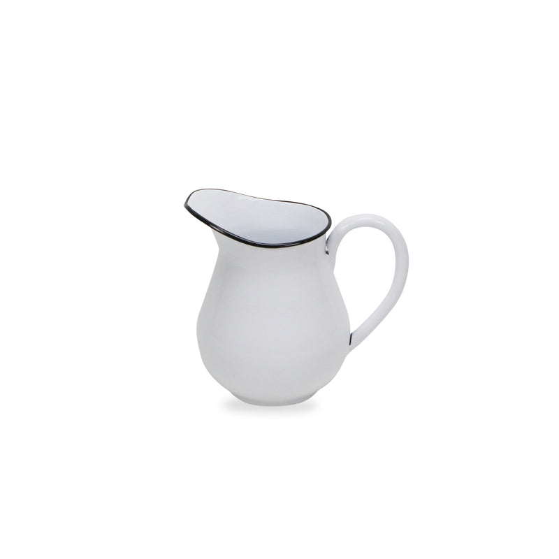 5209WT - Doris Lacquered White Pitcher