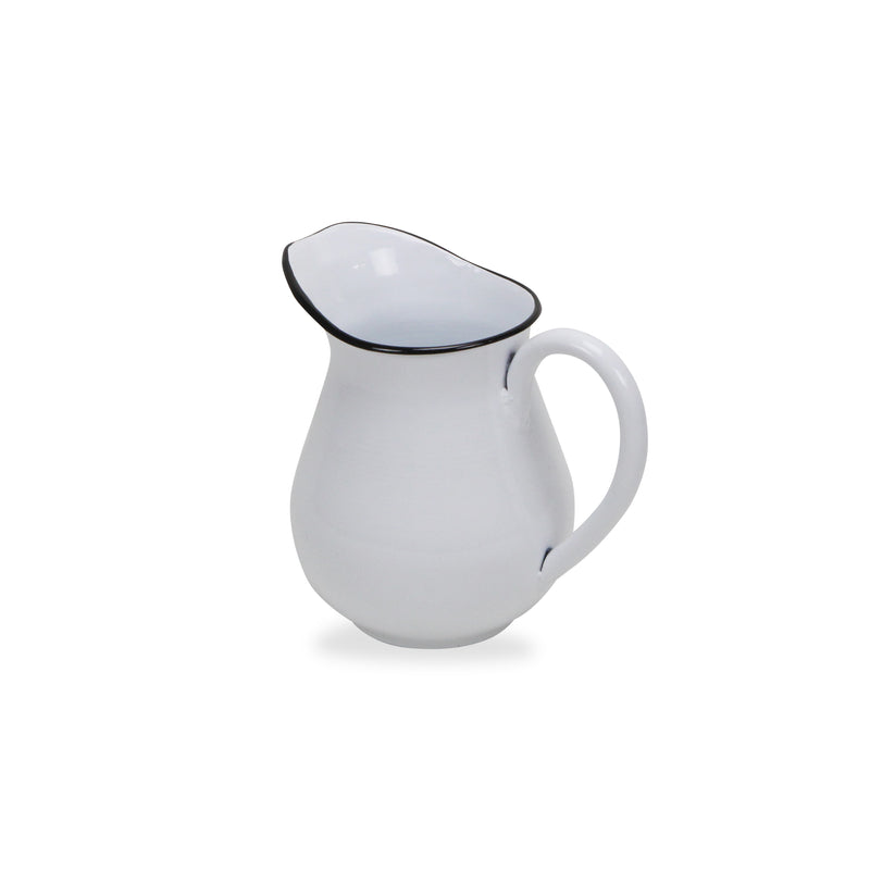 5209WT - Doris Lacquered White Pitcher