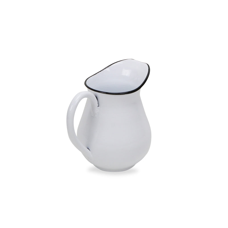 5209WT - Doris Lacquered White Pitcher