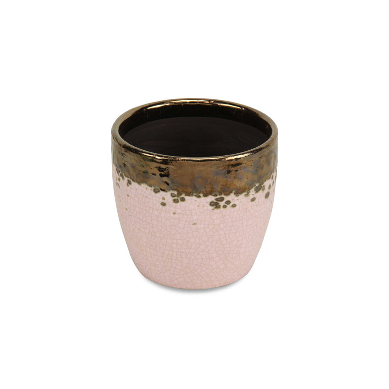 5330PK - Junius Electroplate Ceramic Pot