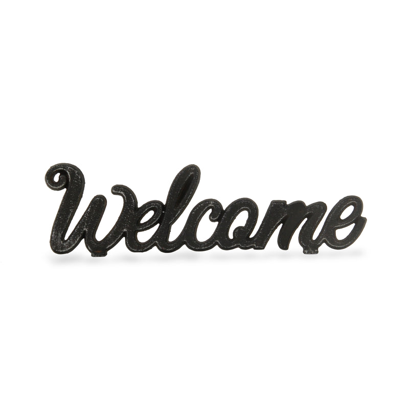 5333 - Ingrid "Welcome" Cast Iron Décor - Natural