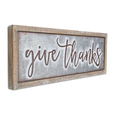 5351 - Kiflom "Give Thanks" Sign