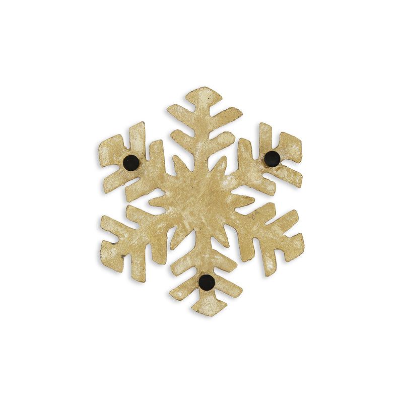 5356GD - Noelle Cast Iron Snowflake