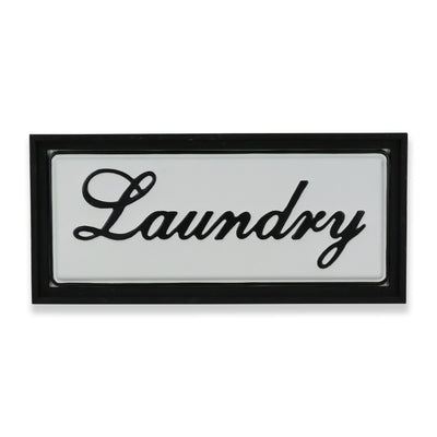 5489BK - Colista Laundry Wall Sign