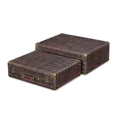 5542-2 - Estina Suitcase Wood Boxes