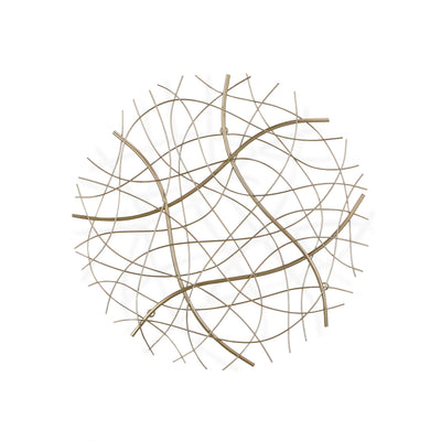 5620GD - Rivette Gold Abstract Decor