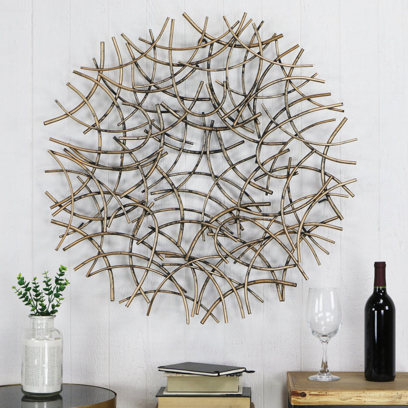 5621L - Ceru Bronze Abstract Decor