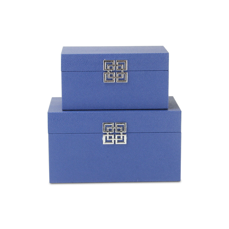 5627-2NB - Galena Navy Blue Boxes