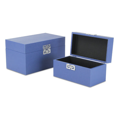 5627-2NB - Galena Navy Blue Boxes
