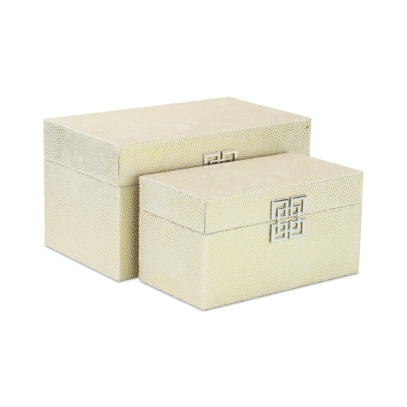5627-2WTGD - Galena White Gold Boxes