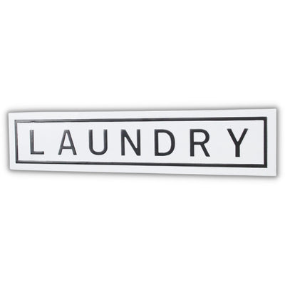 5695WT-R - Callo White "Laundry" Sign