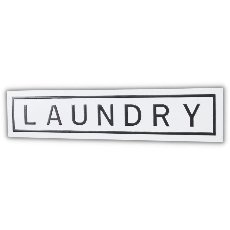 5695WT-R - Callo White "Laundry" Sign